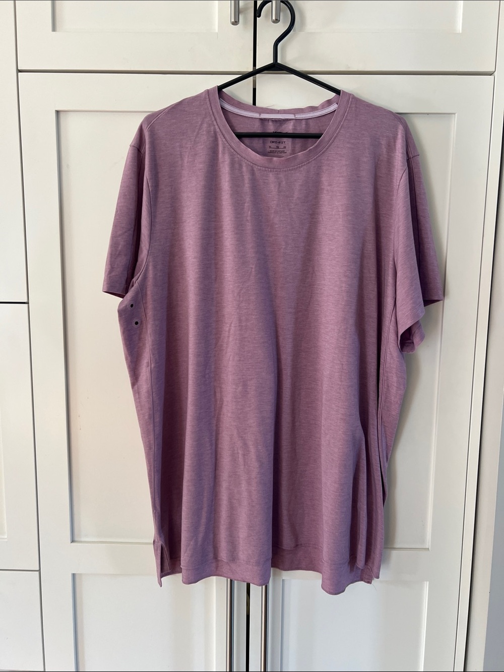 Nike Yoga Mauve Crew Neck T-Shirt